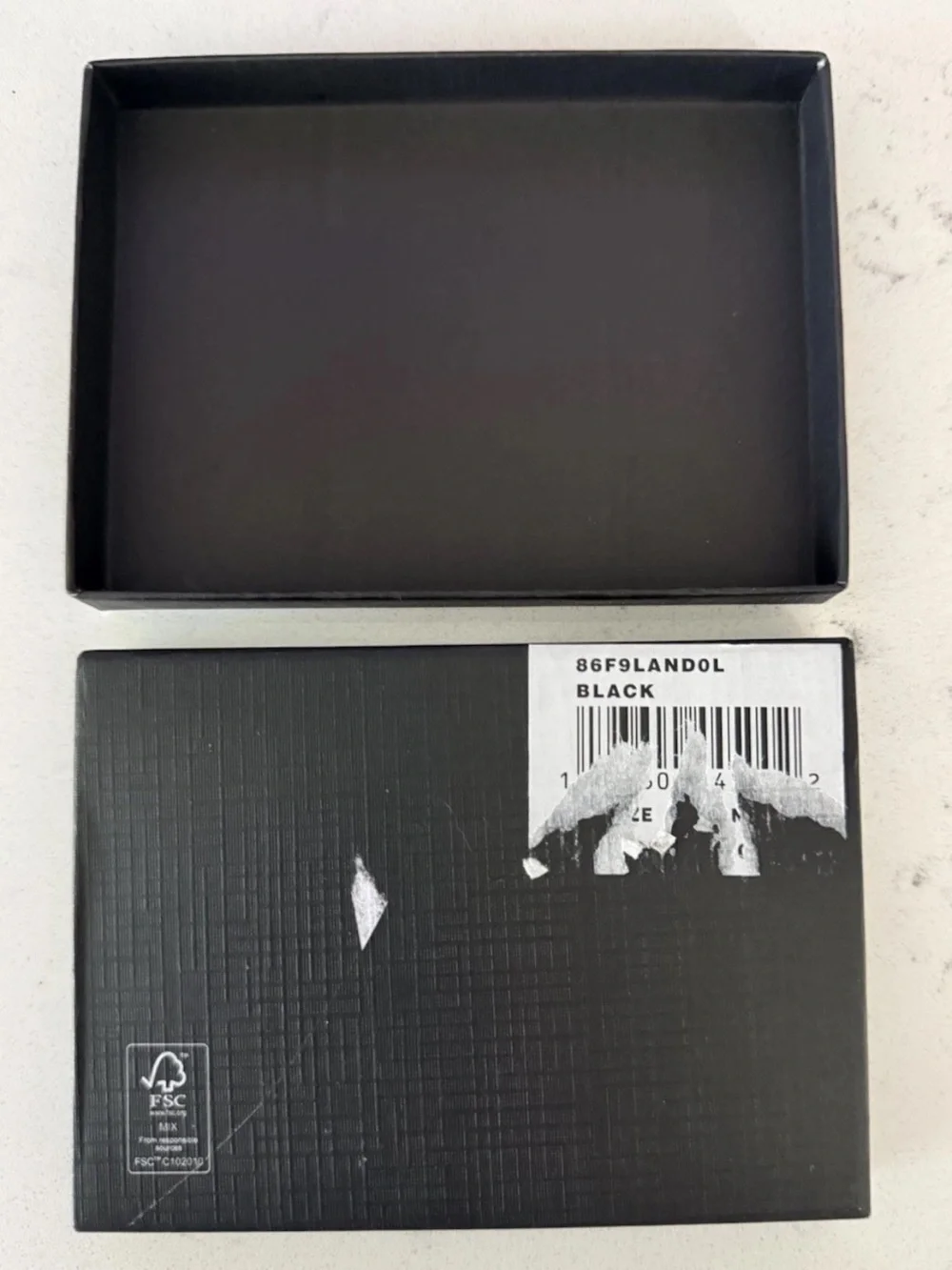 NIB Michael Kors Black Saffiano Leather Credit Card Holder Small Slim Card Case